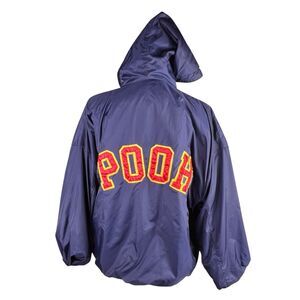 90s Disney Store Winnie The Pooh Jacket XXL Full-Zip Embroidered Spell Out